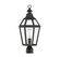Jackson One Light Post Lantern in Black w/Gold Highlights (51|5-724-153)