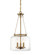 Akron Three Light Pendant in Warm Brass (51|7-9006-3-322)