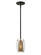 Dunbar One Light Pendant in Warm Brass w/Bronze (51|7-9064-1-95)