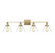 Drake Four Light Bath Bar in Warm Brass (51|8-9130-4-322)