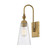 York One Light Wall Sconce in Warm Brass (51|9-108-1-322)