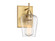 Octave One Light Wall Sconce in Warm Brass (51|9-4030-1-322)