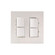 Dual Duplex Switch Wall Plate And Gang Box in White (40|EFDWPW)