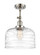 Franklin Restoration One Light Semi-Flush Mount in Polished Nickel (405|201F-PN-G713-L)