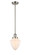 Franklin Restoration One Light Mini Pendant in Brushed Satin Nickel (405|201S-SN-G661-7)