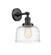 Franklin Restoration LED Wall Sconce in Matte Black (405|203-BK-G713-LED)