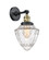 Franklin Restoration One Light Wall Sconce in Black Antique Brass (405|203SW-BAB-G664-7)