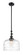Franklin Restoration One Light Mini Pendant in Matte Black (405|206-BK-G713-L)
