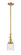 Franklin Restoration One Light Mini Pendant in Satin Gold (405|206-SG-G513)