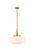 Franklin Restoration One Light Mini Pendant in Satin Gold (405|206-SG-G691-16)