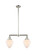 Franklin Restoration LED Island Pendant in Polished Nickel (405|209-PN-G661-7-LED)