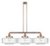 Franklin Restoration Three Light Island Pendant in Antique Copper (405|213-AC-G694-16)