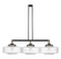 Franklin Restoration Three Light Island Pendant in Black Antique Brass (405|213-BAB-G692-16)
