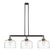 Franklin Restoration Three Light Island Pendant in Black Antique Brass (405|213-BAB-G713-L)