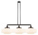 Franklin Restoration Three Light Island Pendant in Oil Rubbed Bronze (405|213-OB-G691-16)