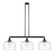 Franklin Restoration Three Light Island Pendant in Oil Rubbed Bronze (405|213-OB-G713-L)