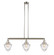 Franklin Restoration LED Island Pendant in Polished Nickel (405|213-PN-G664-7-LED)