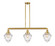 Franklin Restoration LED Island Pendant in Satin Gold (405|213-SG-G664-7-LED)