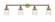 Franklin Restoration Four Light Bath Vanity in Brushed Brass (405|215-BB-G513)