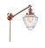 Franklin Restoration One Light Swing Arm Lamp in Antique Copper (405|237-AC-G664-7)
