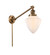 Franklin Restoration LED Swing Arm Lamp in Brushed Brass (405|237-BB-G661-7-LED)