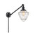 Franklin Restoration LED Swing Arm Lamp in Matte Black (405|237-BK-G664-7-LED)
