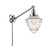 Franklin Restoration One Light Swing Arm Lamp in Polished Chrome (405|237-PC-G664-7)