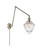 Franklin Restoration One Light Swing Arm Lamp in Brushed Satin Nickel (405|238-SN-G664-7)