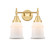 Caden Two Light Bath Vanity in Satin Gold (405|447-2W-SG-G181)