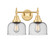 Caden LED Bath Vanity in Satin Nickel (405|447-2W-SN-G713-LED)