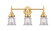 Caden LED Bath Vanity in Satin Gold (405|447-3W-SG-G182S-LED)