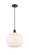 Ballston One Light Mini Pendant in Matte Black (405|516-1P-BK-G651-12)