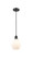Ballston One Light Mini Pendant in Matte Black (405|516-1P-BK-G651-6)