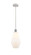 Ballston LED Mini Pendant in White Polished Chrome (405|516-1P-WPC-G651-7-LED)