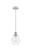 Ballston LED Mini Pendant in White Polished Chrome (405|516-1P-WPC-G652-6-LED)