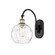 Ballston One Light Wall Sconce in Black Antique Brass (405|518-1W-BAB-G1215-8) Ballston One Light Wall Sconce in Black Antique Brass (405|518-1W-BAB-G1215-8)