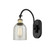 Ballston One Light Wall Sconce in Black Antique Brass (405|518-1W-BAB-G259)