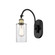 Ballston One Light Swing Arm in Black Antique Brass (405|518-1W-BAB-G802)