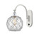 Ballston One Light Wall Sconce in White Polished Chrome (405|518-1W-WPC-G122-8RW)