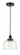 Edison One Light Mini Pendant in Matte Black (405|616-1PH-BK-G713)