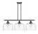 Ballston Urban Three Light Island Pendant in Oil Rubbed Bronze (405|916-3I-OB-G713-L)