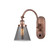 Franklin Restoration One Light Swing Arm in Antique Copper (405|918-1W-AC-G63)