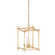 Huck Four Light Lantern in Vintage Gold Leaf (67|F1095-VGL)