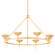 Cecilia Eight Light Chandelier in Vintage Gold Leaf (67|F2608-VGL)