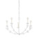Florian Five Light Chandelier in Gesso White (67|F4428-GSW)
