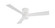 Axis 52''Ceiling Fan in Matte White (441|FH-W1803-52L-35-MW)