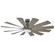 Windflower 60''Ceiling Fan in Graphite/Weathered Gray (441|FR-W1815-60L27GHWG)