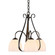 Sweeping Taper Three Light Chandelier in Oil Rubbed Bronze (39|101441-SKT-14-GG0001)