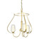 Flora Three Light Chandelier in Modern Brass (39|103047-SKT-86-ZS0354)