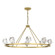 Gatsby Eight Light Chandelier in Modern Brass (39|105021-SKT-86-CR)